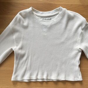 Abercrombie Waffle Knit Thermal Long Sleeve XS